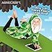 Minecraft Hoodie Decke Kinder Jungen – Übergröße Kuschelhoodie, Warm Fleece Kapuzenpullover Teenager – Tragbare Decken Hoodie Jungen (Hellgrün) - 4