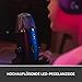Blue Yeti X Professionelles Kondensator-USB-Mikrofon, Hochauflösende Messung und Blue VO!CE Effekte, LED-Beleuchtung für Aufnahmen, Streaming, Gaming, Podcasting auf PC und Mac – Schwarz - 3