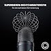Razer Seiren V2 X – USB-Mikrofon für Streamer (25mm Kondensator-Mikrofon, Supernieren-Richtcharakteristik, Analoger Verstärkungsbegrenzer, Mikrofonüberwachung) Schwarz - 3